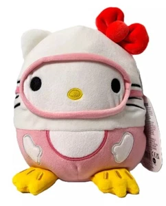 Squishmallows Hello Kitty Diver with Scuba Goggles 6.5 Inch Sanrio 2024 NWT NEW - Picture 1 of 3