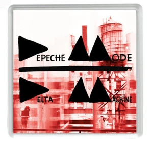 DEPECHE MODE 4er Set klassisches Albumcover Reproduktion, Acryluntersetzer  - Bild 1 von 4