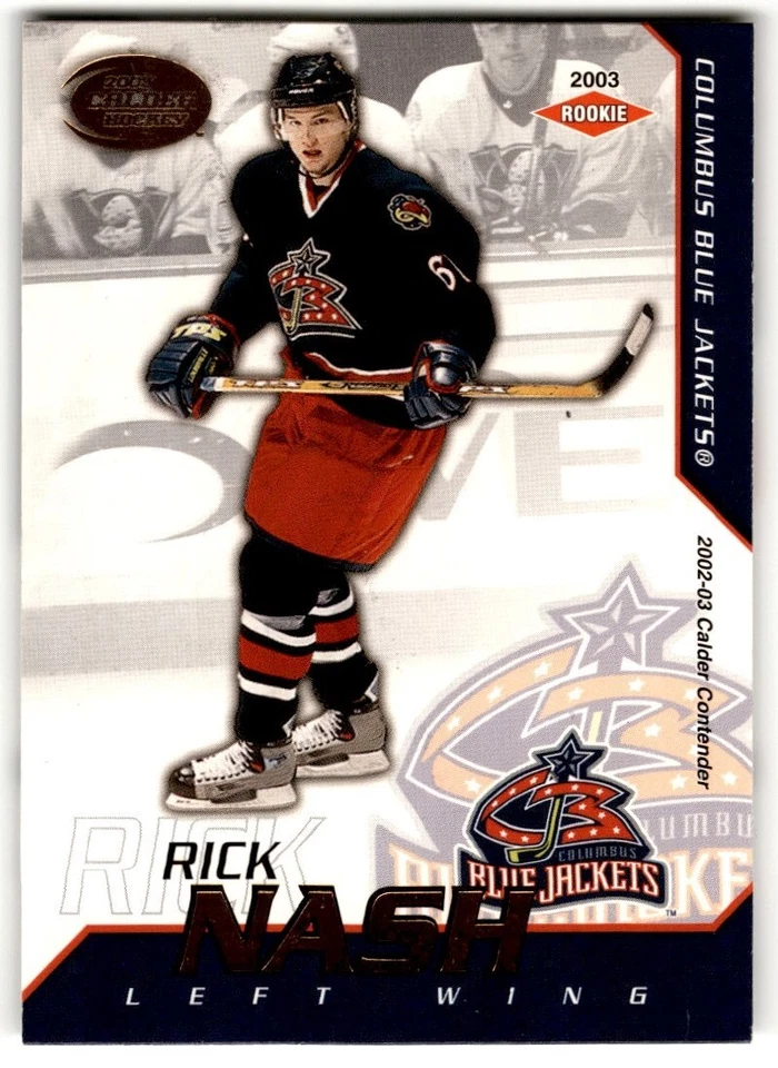 2002-03 Pacific Calder Rick Nash Rookie 559/825 #112 Columbus Blue Jackets - Image 1 of 2