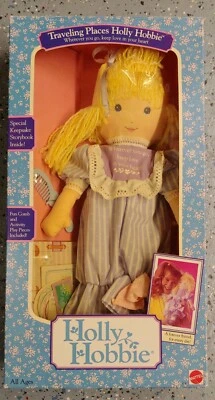 Vintage Mattel Holly Hobbie Traveling Places  16" Doll 1989 In Box Attached Nice - Image 1 of 4