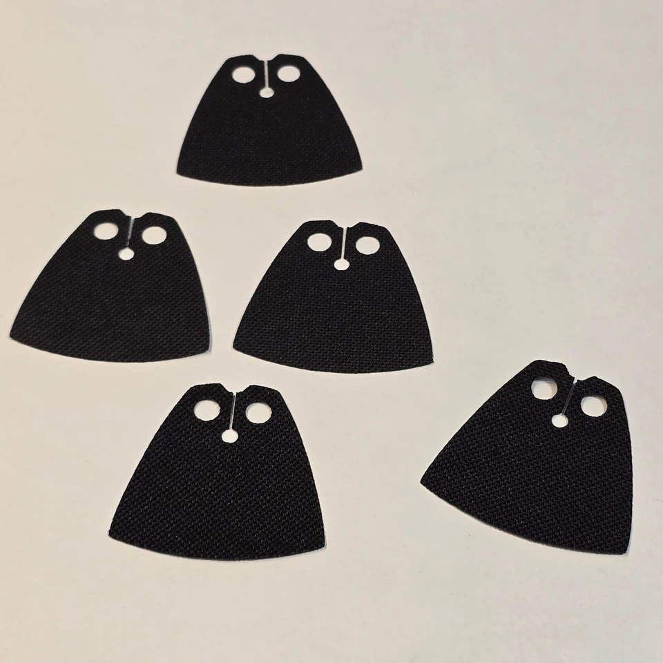 5x Cape / Cloak Standard *Black* Compatible for Minifigures - Image 1 of 4