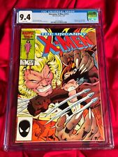 CGC 9.4~Uncanny X-Men #213~Wolverine Vs. Sabretooth battle~1987 Claremont Davis