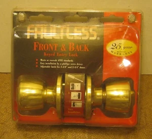 FAULTLESS Front & Back KEYED ENTRY LOCK!! #TS700 NEW!!!! - Picture 1 of 3