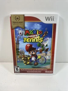 Mario Power Tennis (Nintendo Wii, 2004) Complete With Manual - Nintendo Selects - Picture 1 of 3