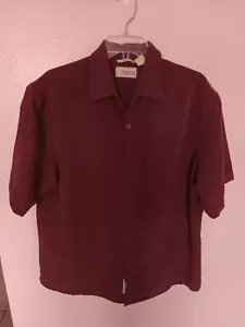Cubavera Men's Rayon Blend SS Top Sz Large Classic Island Coordinate Vibes - Picture 1 of 4