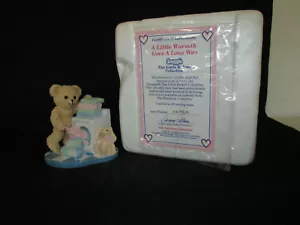 Vintage Hamilton Collection Snuggle Bear, A Little Warmth Goes A Long Way, COA - Foto 1 di 4