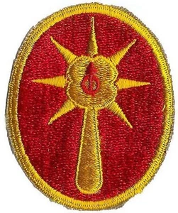 PARCHE DE UNIDAD FANTASMA DE LA 108A DIVISIÓN DE INFANTERÍA DEL EJÉRCITO DE EE. UU. SEGUNDA GUERRA MUNDIAL (REPRODUCCIÓN) - Imagen 1 de 1