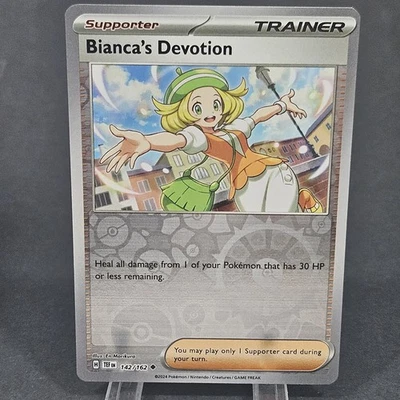 Bianca's Devotion Reverse Holo 142/162 SV05: Temporal Forces - Image 1 of 2