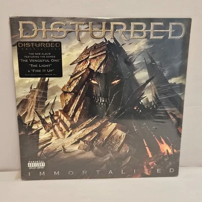 2015 Disturbed Immortalized Vinyl Record Album Music LP NEW SEALED - Image 1 of 2