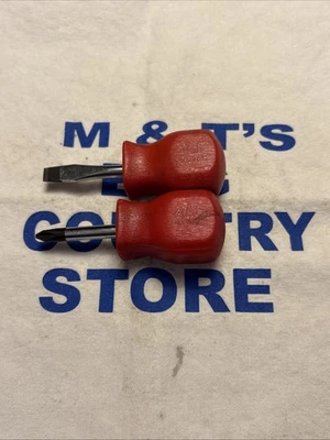 Mac Tools USA Flat Tip & Phillips Hard Handle Stubby Screwdriver Set - Image 1 of 4