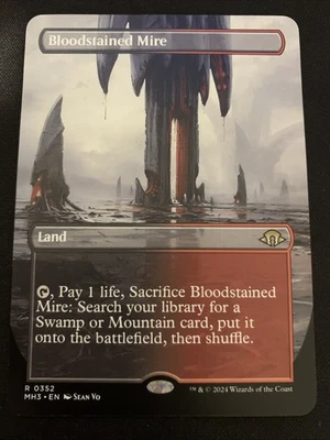 Bloodstained Mire (Borderless) Modern Horizons 3 Regular - Image 1 of 2