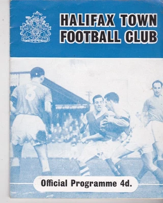 1961 1962  Halifax Town v NORTHAMPTON     30 SEPT - Image 1 of 2