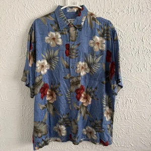 Camisa Hawaiana Pierre Cardin Para Hombre Vintage Manga Corta, Abotonada, L - Imagen 1 de 3