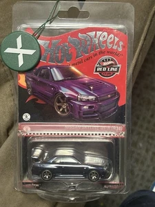 Exclusivo Nissan Skyline GT-R BNR34 2024 HWF14 GTR púrpura Hot Wheels RLC - Imagen 1 de 14