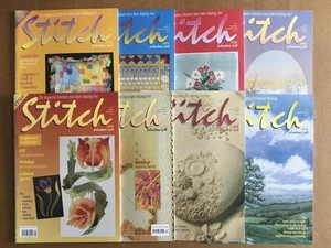 Job Lot Of 8 Embroiderers’ Guild ‘Stitch’ Magazine - Issues between 4 and 16 - Picture 1 of 5