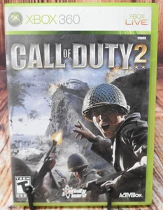 Call of Duty 2 (Microsoft Xbox 360, 2005) CIB Completo en Caja Probado y Funciona - Imagen 1 de 5