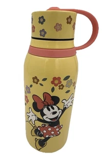 Disney Parks Minnie Mouse Stainless Steel Water Bottle Girls Kid Size New - Picture 1 of 6