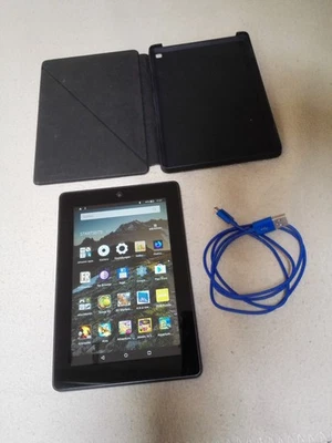 Amazon Fire 7 (4th Gen.)mit 787 Bücher +7 emulatoren+ 85 android spiele - Bild 1 von 4
