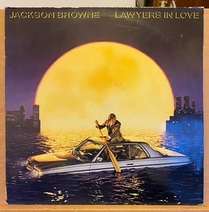 JACKSON BROWN -LAWYERS IN LOVE - LP RECORD ASYLUM RECORDS 60268-1 - Picture 1 of 5