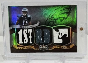 2009 Topps Triple Threads Jeremy Maclin 1st RD. RC Patch 1/1 - Picture 1 of 2