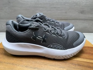 Under Armour BGS Surge 4 Shoes Youth Size 4.5Y Black White Sneakers 3027103 - Picture 1 of 10