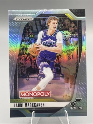LAURI MARKKANEN 2024-25 PANINI PRIZM MONOPOLY JAZZ azul claro #/249 Foto 1 de 2