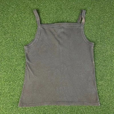 Camiseta sin mangas vintage años 90 Xhilaration negra cuello cuadrado tejida cabaña talla S Foto 1 de 4