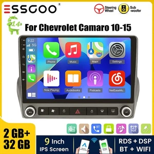 9" For Chevrolet Camaro 2008-2015 Car Stereo Radio Carplay GPS Navi BT Head Unit - Picture 1 of 13