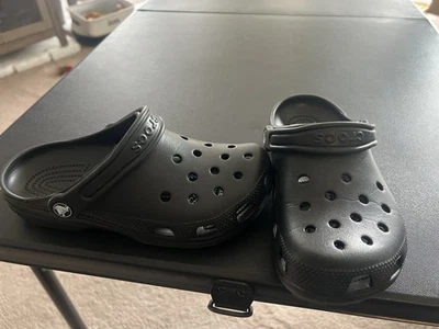 Black Crocs Kids Size 4J - Image 1 of 4