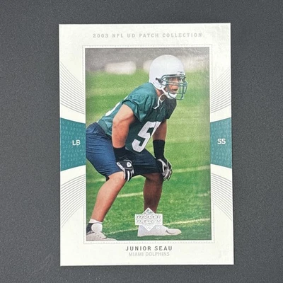 2003 Upper Deck UD Patch Collection - Junior Seau #55 - Image 1 of 2