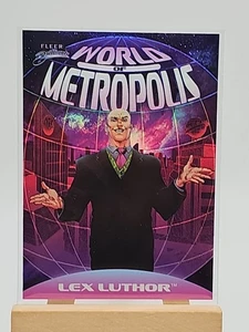 2025 Fleer Brilliants Superman Lex Luthor World of Metropolis Pulsar #WM-10 - Picture 1 of 2