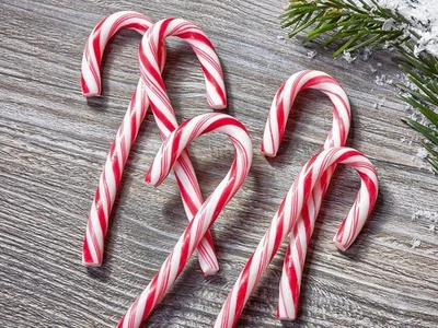 (20,59 €/kg) Zuckerstangen rot/weiß, 12 St je Packung Länge 12,8 cm, 170 g  ♥ - Bild 1 von 2