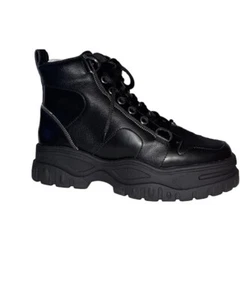 Killstar Gothic Marke Atrocity Stiefel schwarz Größe 12 Unisex - Bild 1 von 4