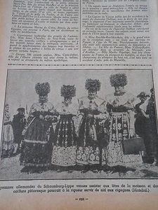 Deutsche Bäuerinnen Schaumburg-Lippe Erntefeste Print 1934 - Bild 1 von 1