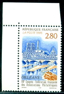 1995 Orleans,George V Bridge,Loire,Saine-Croix Cathedral,France,3098,MNH - Picture 1 of 1