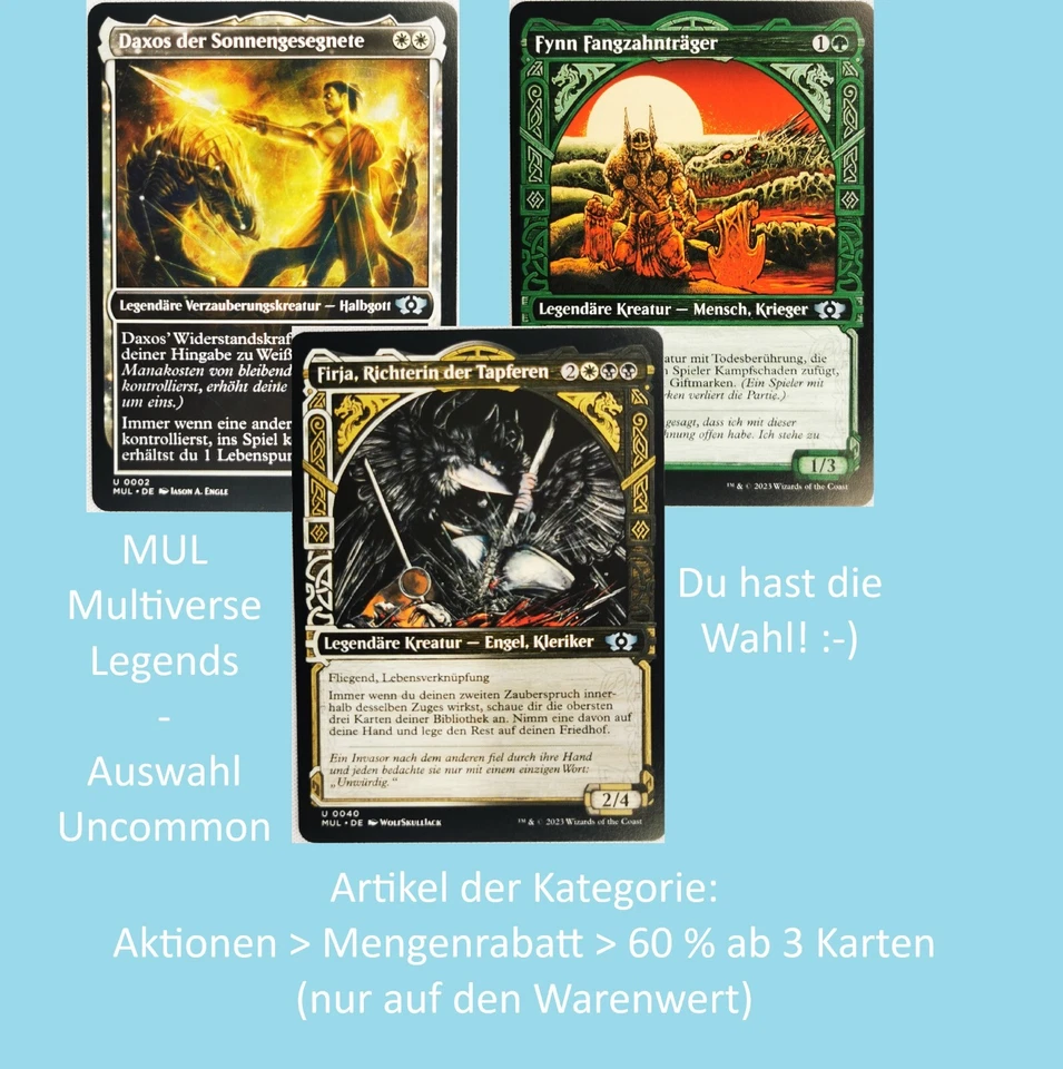 Magic MTG | MUL Multiverse Legends | Uncommon | Auswahl - Bild 1 von 1