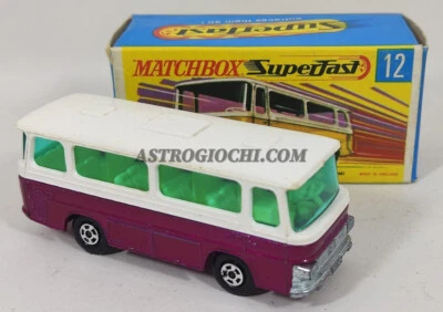 MATCHBOX SUPERFAST LESNEY SETRA COACH 12 VINTAGE 1970 DIECAST IN BOX - Immagine 1 di 4
