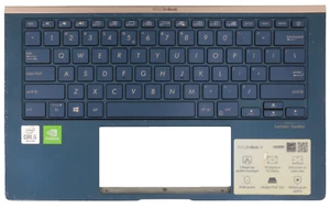 Asus ZenBook UX434 UX434FL UX434FQ 13N1-96A0F11 US Backlit Keyboard w/ Palmrest - Afbeelding 1 van 2