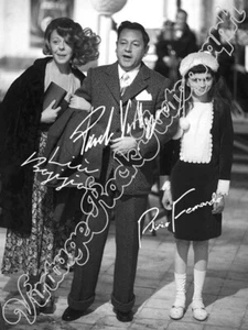 FANTOZZI - Liu Bosisio, Paolo Villaggio, Plinio Fernando foto autografi stampati - Imagen 1 de 1