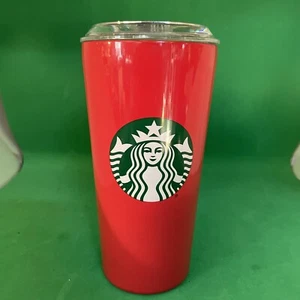 Starbucks 2020 rojo 18 oz vaso de viaje de acero inoxidable taza de café caliente o fría - Imagen 1 de 6