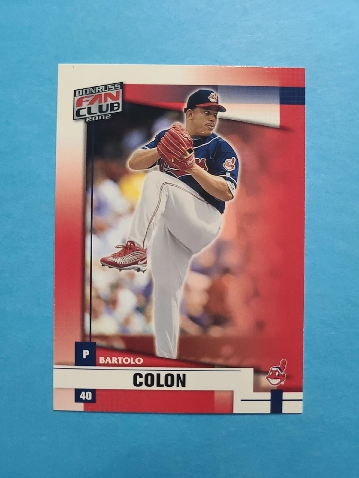 BARTOLO COLON 2002 DONRUSS FAN CLUB BASEBALL CARD # 165 G4709 - Image 1 of 1