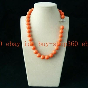 Genuine 8/10/12mm Multicolor Shell Pearl Not Pearl Round Beads Necklace 18" - Picture 1 of 40