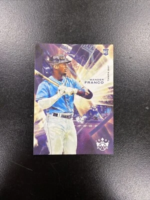 2022 Diamond Kings Wander Franco RC #95 Tampa Bay Rays Rookie 1 Panini - Image 1 of 2