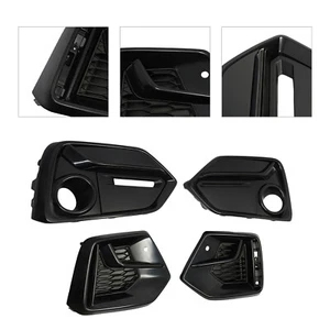 For 2019-2021 Honda Civic Hatchback Front Rear Bumper Fog Light Garnish Cover - Imagen 1 de 9