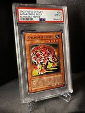 PSA 8 TCG Amazoness Tiger Magicians Force MFC-063 Unlimited Rare