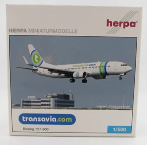Herpa Transavia Boeing 737-800 Model - 1:500 - 515252 - Picture 1 of 17