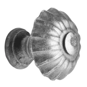 Klinke Drehknopf 025 für Türen und Tore (65x65 mm), roh - Bild 1 von 2