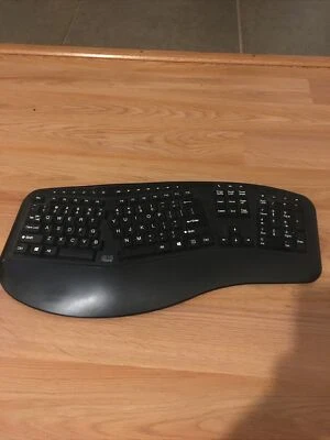 Adesso WKB-1500GB Wireless Ergonomic Desktop Keyboard NO USB DONGLE - Image 1 of 4