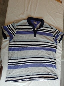 Herren Poloshirt Next Größe XL gestreift grau 27015 - Bild 1 von 9