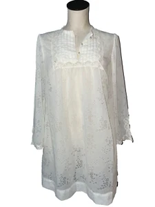 Character by Mates Vintage Damen Langarm Minikleid Nachthemd Gr. S Baumwolle - Bild 1 von 13